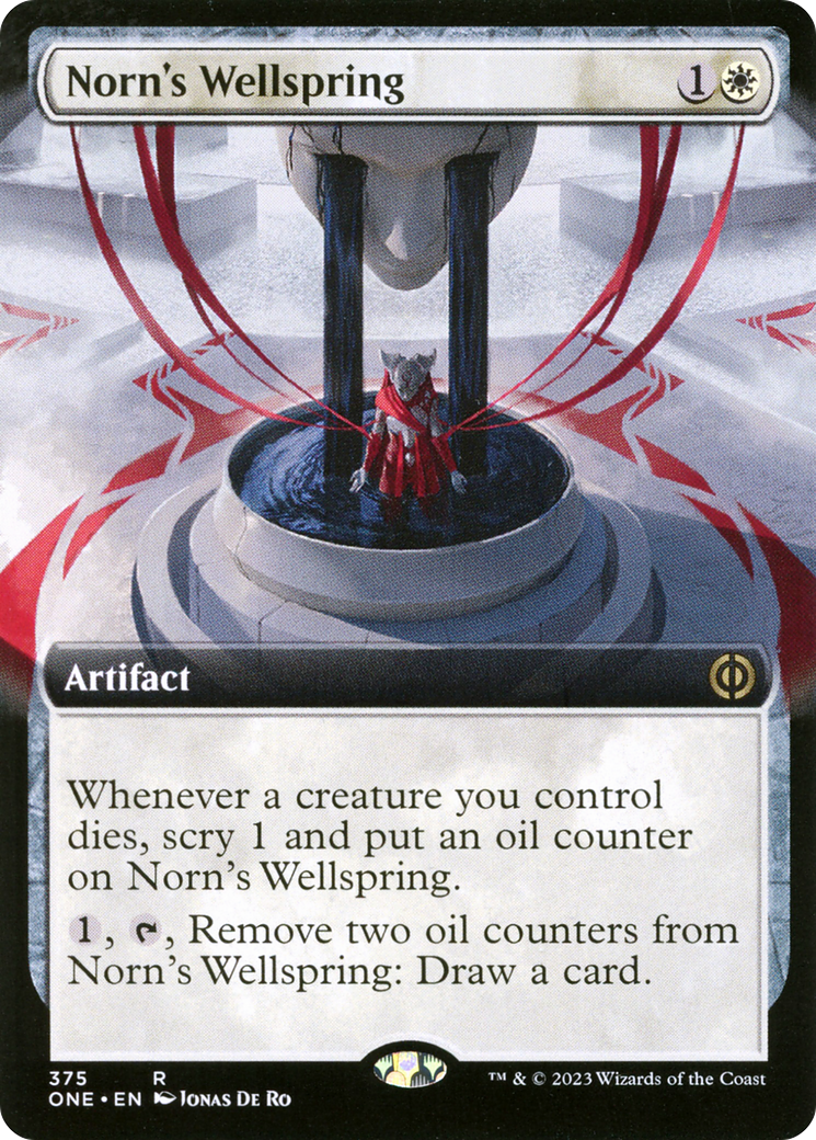 Norn's Wellspring (ONE-375) - Phyrexia: All Will Be One: (Extended Art) [Rare]