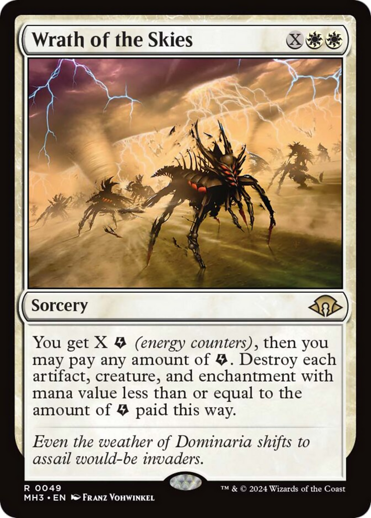 Wrath of the Skies (MH3-049) - Modern Horizons 3 Foil [Rare]