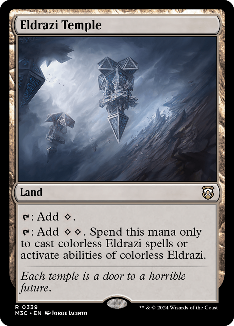 Eldrazi Temple (M3C-339) - Modern Horizons 3 Commander Foil [Rare]