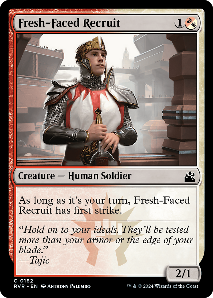 Fresh-Faced Recruit (RVR-182) - Ravnica Remastered [Common]