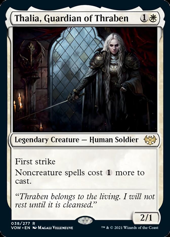 Thalia, Guardian of Thraben (VOW-038) - Innistrad: Crimson Vow [Rare]