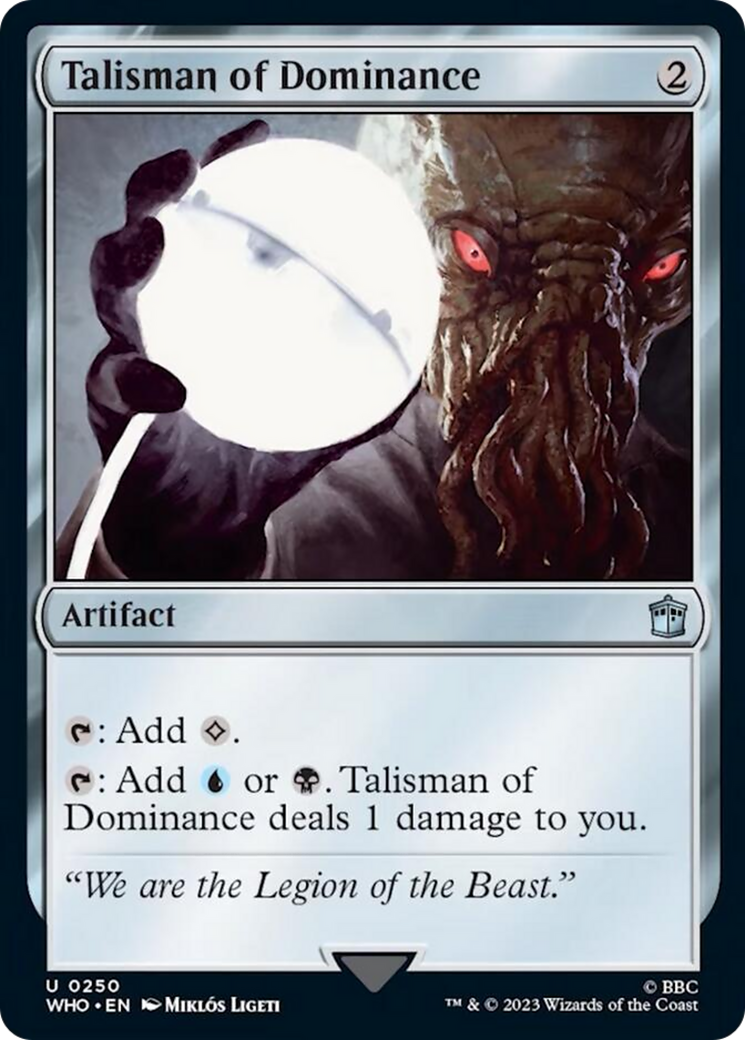 Talisman of Dominance (WHO-250) - Doctor Who [Uncommon]