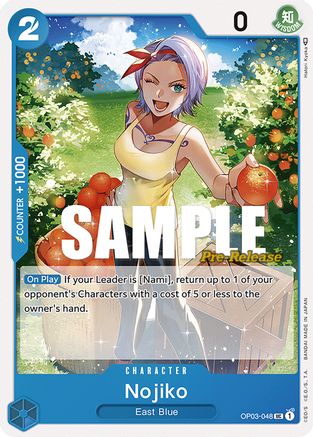 Nojiko (OP03-048) - Pillars of Strength Pre-Release Cards  [Uncommon]