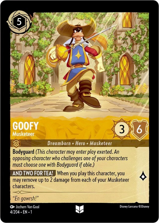 Goofy - Musketeer (4/204) - The First Chapter  [Uncommon]