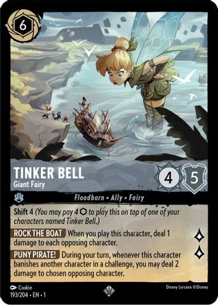 Tinker Bell - Giant Fairy (193/204) - The First Chapter  [Super Rare]