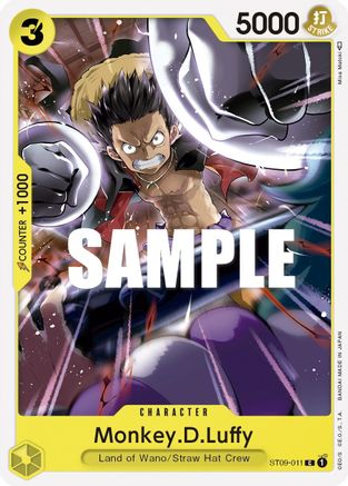 Monkey.D.Luffy (ST09-011) - Starter Deck 9: Yamato  [Common]