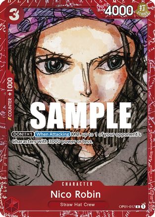 Nico Robin (Premium Card Collection -ONE PIECE FILM RED Edition-) (OP01-017) - One Piece Promotion Cards Foil [Rare]