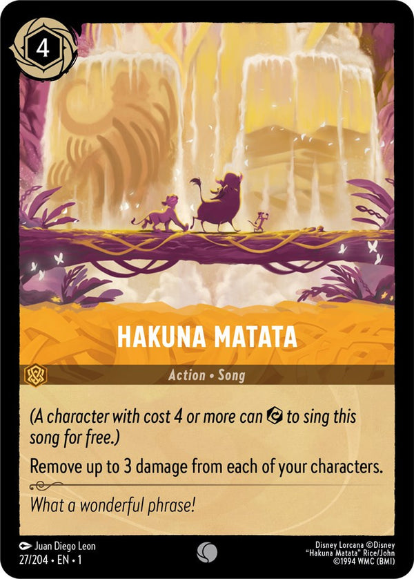 Hakuna Matata (27/204) - The First Chapter  [Common]