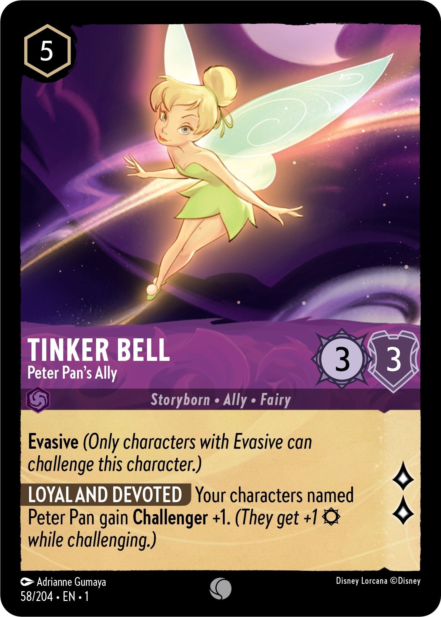 Tinker Bell - Peter Pan's Ally (58/204) - The First Chapter  [Common]