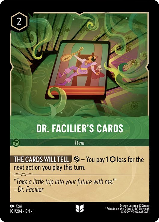 Dr. Facilier's Cards (101/204) - The First Chapter  [Uncommon]