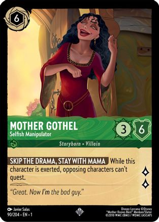 Mother Gothel - Selfish Manipulator (90/204) - The First Chapter  [Super Rare]