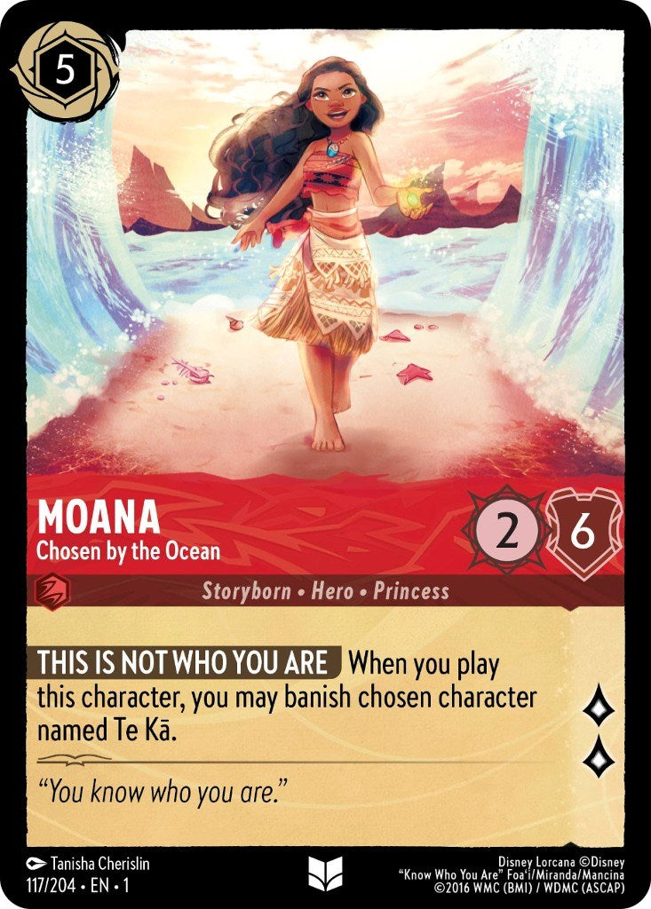 Moana - Chosen by the Ocean (117/204) - The First Chapter  [Uncommon]