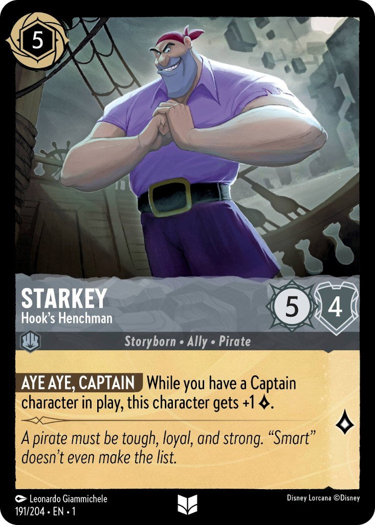 Starkey - Hook's Henchman (191/204) - The First Chapter  [Uncommon]