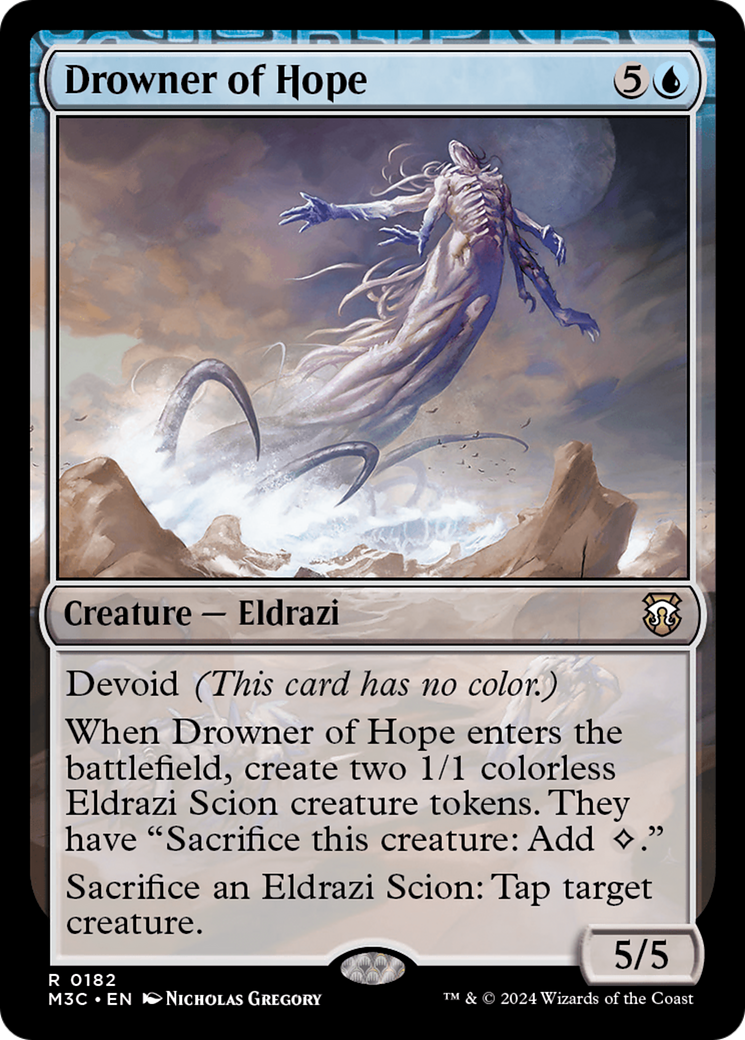 Drowner of Hope (M3C-182) - Modern Horizons 3 Commander [Rare]