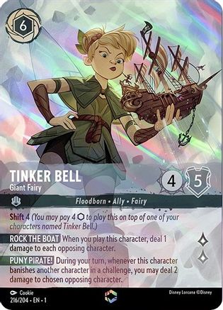 Tinker Bell - Giant Fairy (Enchanted) (216/204) - The First Chapter Holofoil [Enchanted]