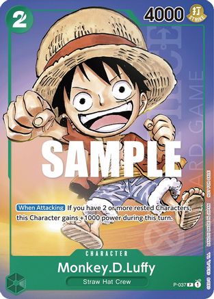 Monkey.D.Luffy (Gen Con 2023) (P-037) - One Piece Promotion Cards Foil [Promo]