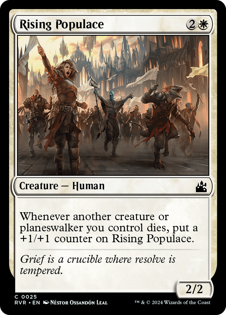 Rising Populace (RVR-025) - Ravnica Remastered [Common]