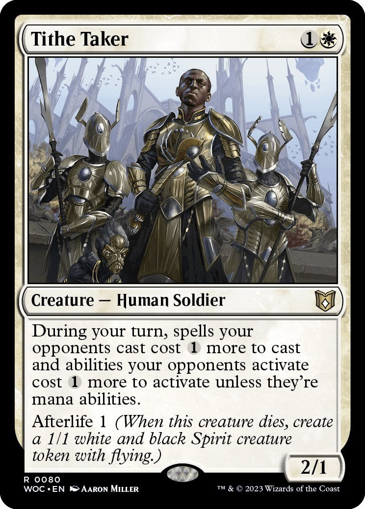 Tithe Taker (WOC-080) - Wilds of Eldraine Commander [Rare]