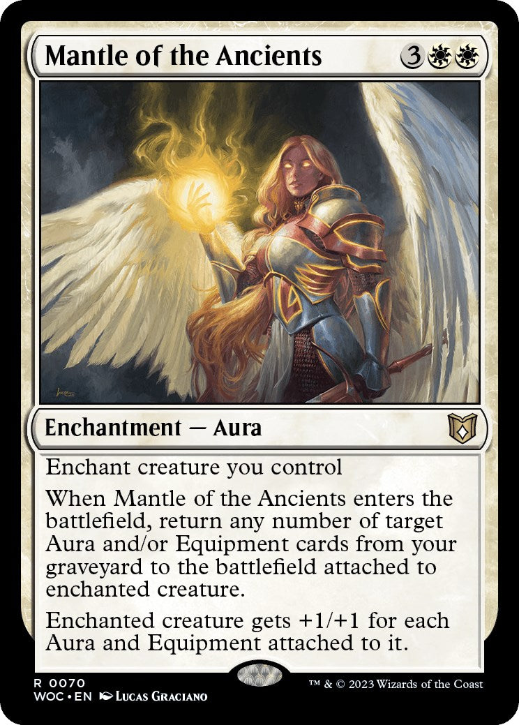 Mantle of the Ancients (WOC-070) - Wilds of Eldraine Commander [Rare]