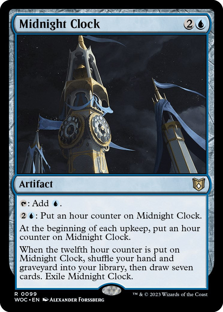 Midnight Clock (WOC-099) - Wilds of Eldraine Commander [Rare]