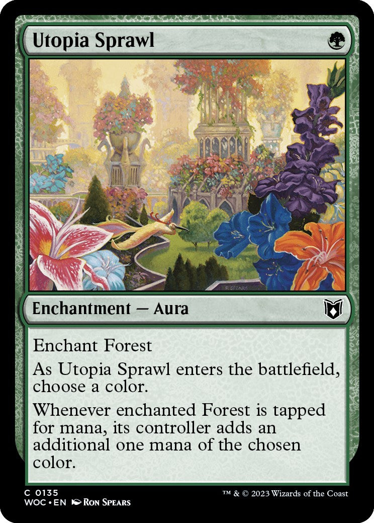 Utopia Sprawl (WOC-135) - Wilds of Eldraine Commander [Common]