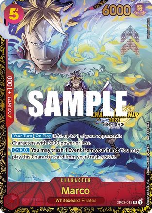 Marco (Championship 2023) (OP03-013) - One Piece Promotion Cards Foil [Promo]