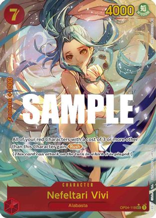 Nefeltari Vivi (118) (Alternate Art) (OP04-118) - Kingdoms of Intrigue Foil [Secret Rare]