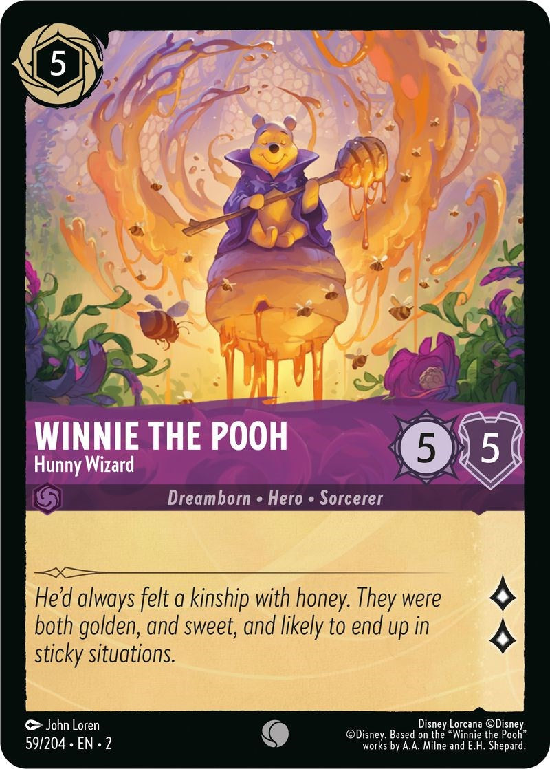 Winnie the Pooh - Hunny Wizard (59/204) - Rise of the Floodborn  [Common]