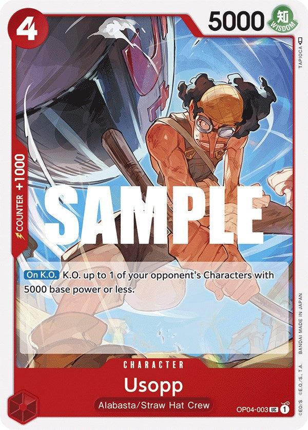 Usopp (OP04-003) - Kingdoms of Intrigue  [Uncommon]