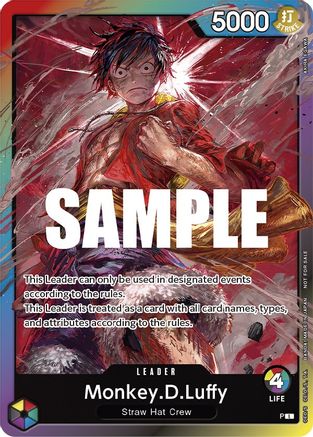 Monkey.D.Luffy (Leader Pack) (Sealed Battle 2023 Vol. 1) - One Piece Promotion Cards  [Promo]