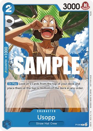 Usopp (Sealed Battle Kit Vol. 1) (P-049) - One Piece Promotion Cards  [Promo]