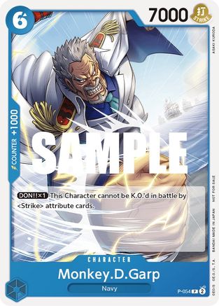 Monkey.D.Garp (Sealed Battle Kit Vol. 1) (P-054) - One Piece Promotion Cards  [Promo]