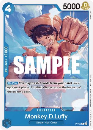 Monkey.D.Luffy (055) (Sealed Battle Kit Vol. 1) (P-055) - One Piece Promotion Cards  [Promo]