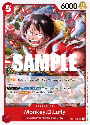 Monkey.D.Luffy (Tournament Pack Vol. 5) (ST01-012) - One Piece Promotion Cards  [Super Rare]