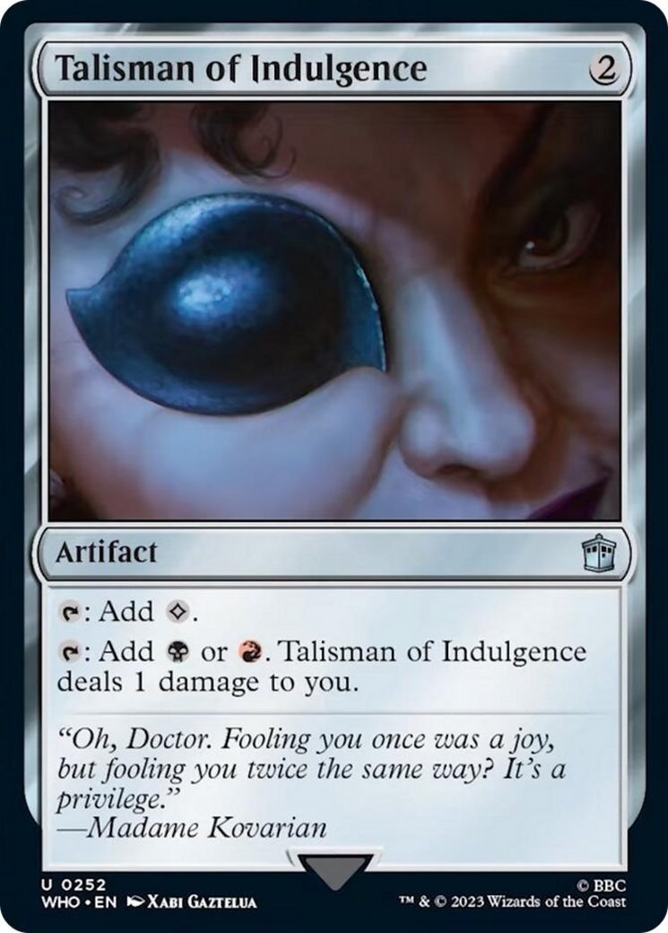 Talisman of Indulgence (WHO-252) - Doctor Who [Uncommon]