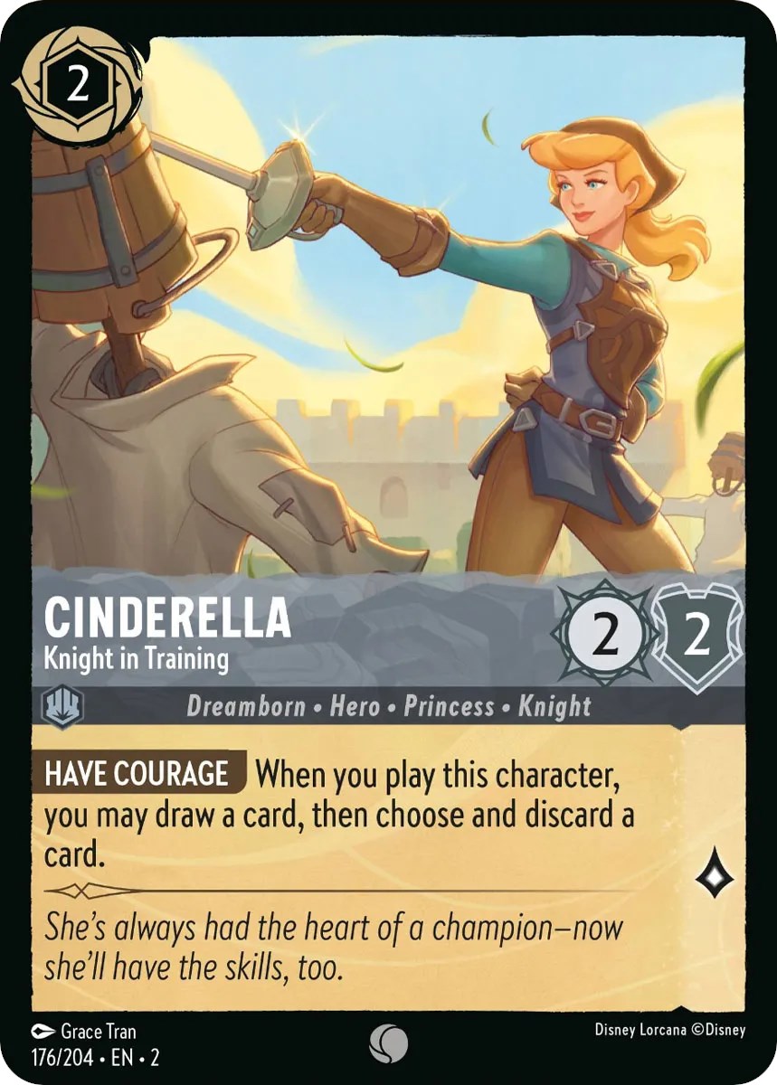 Cinderella - Knight in Training (176/204) - Rise of the Floodborn  [Common]