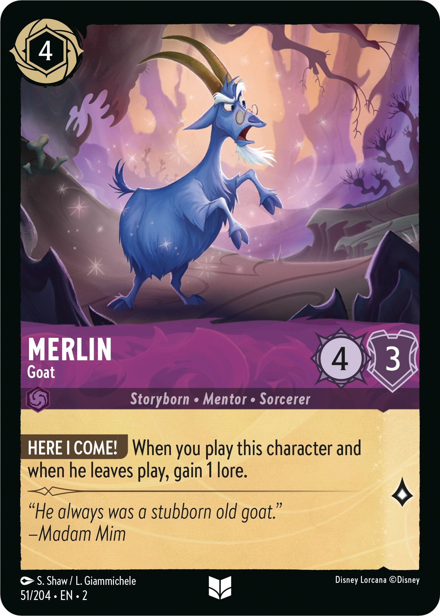 Merlin - Goat (51/204) - Rise of the Floodborn  [Uncommon]