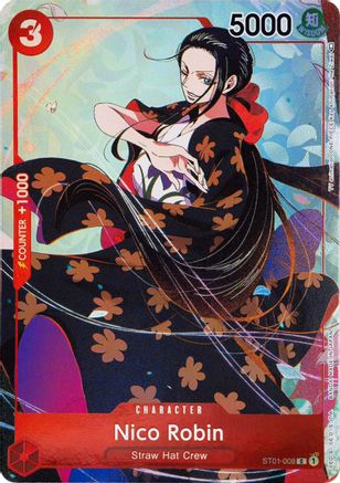 Nico Robin (Gift Collection 2023) (ST01-008) - One Piece Promotion Cards Foil [Common]