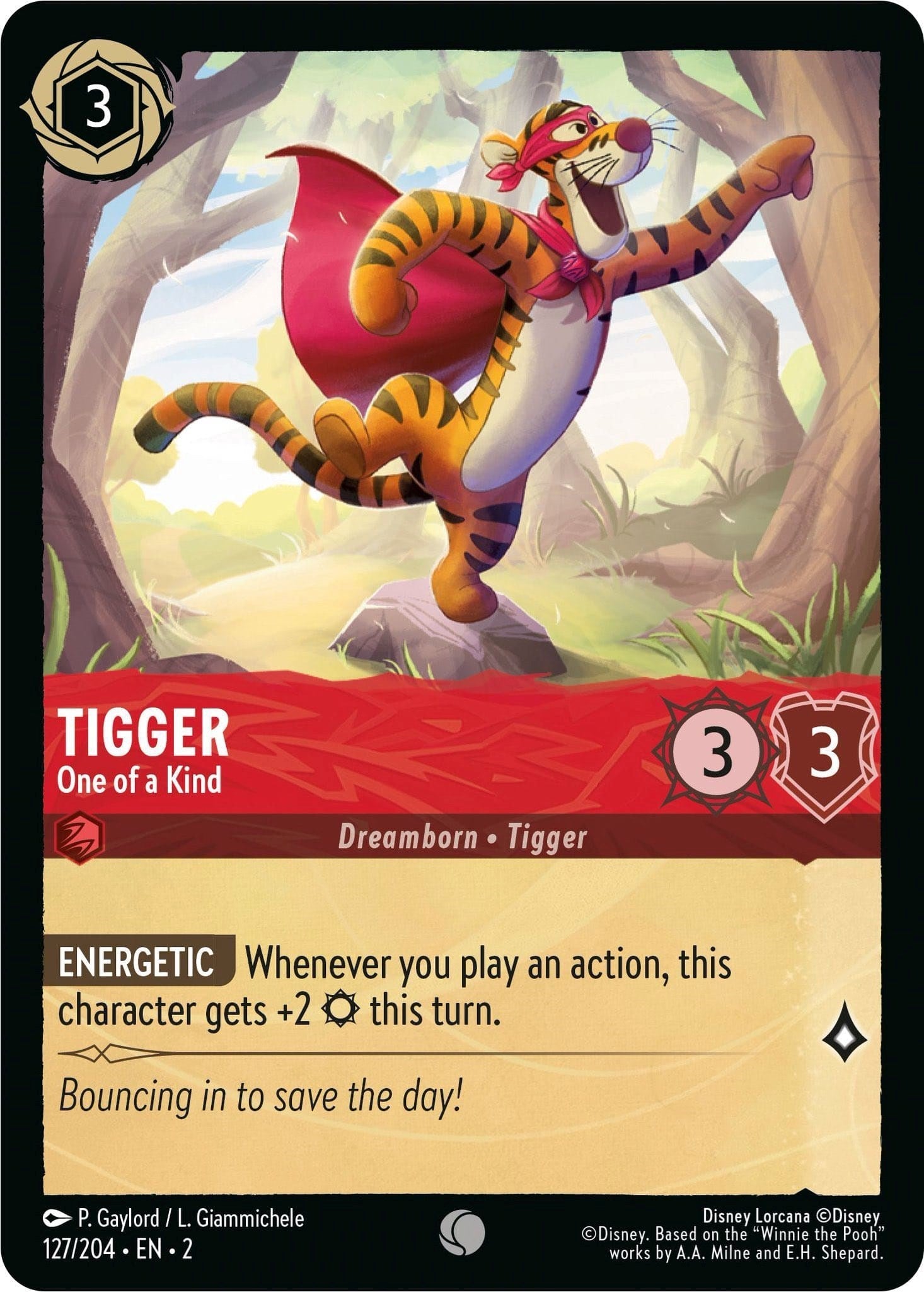 Tigger - One of a Kind (127/204) - Rise of the Floodborn  [Common]