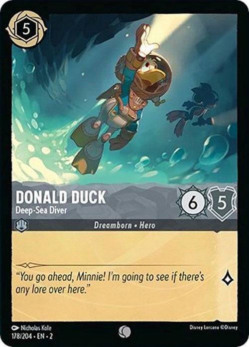 Donald Duck - Deep-Sea Diver (178/204) - Rise of the Floodborn  [Common]