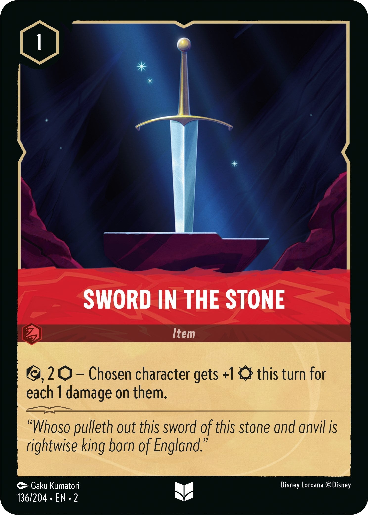 Sword in the Stone (136/204) - Rise of the Floodborn  [Uncommon]