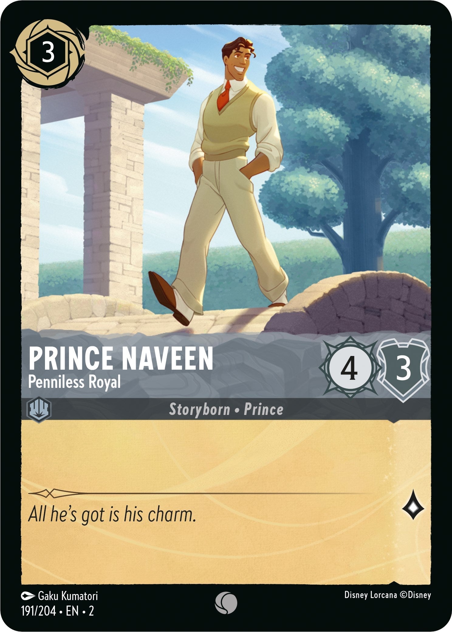 Prince Naveen - Penniless Royal (191/204) - Rise of the Floodborn  [Common]