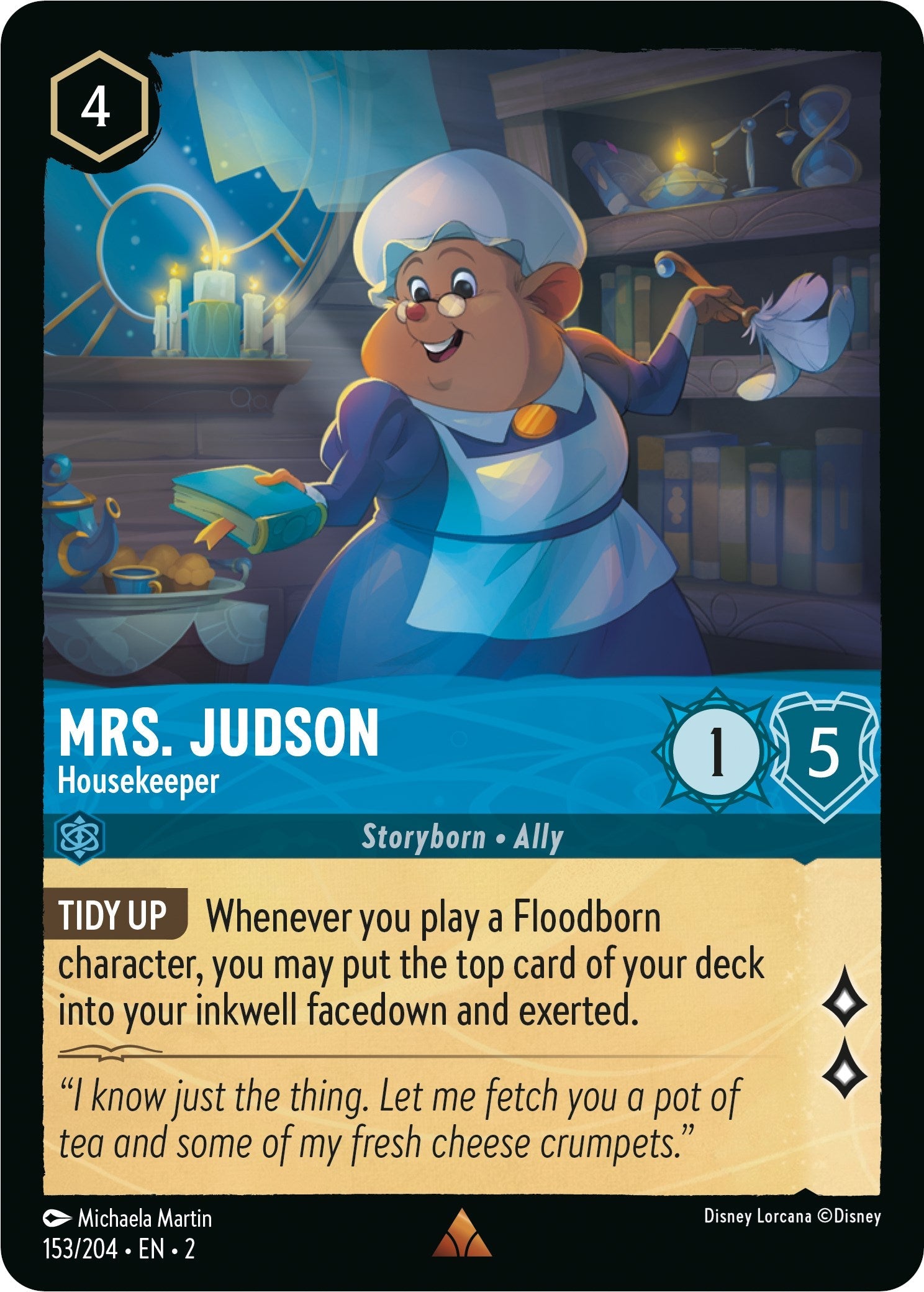 Mrs. Judson - Housekeeper (153/204) - Rise of the Floodborn  [Rare]