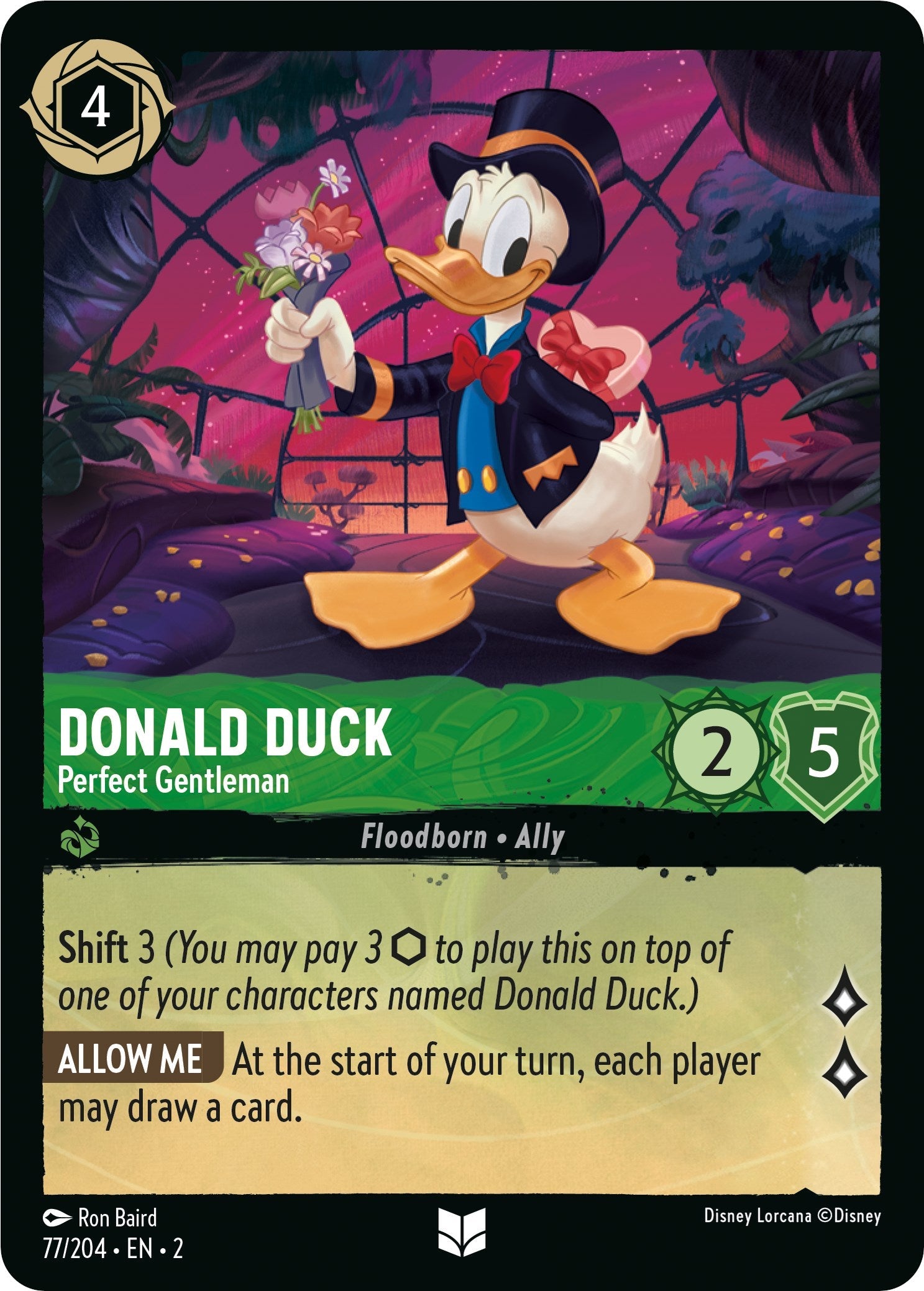 Donald Duck - Perfect Gentleman (77/204) - Rise of the Floodborn  [Uncommon]