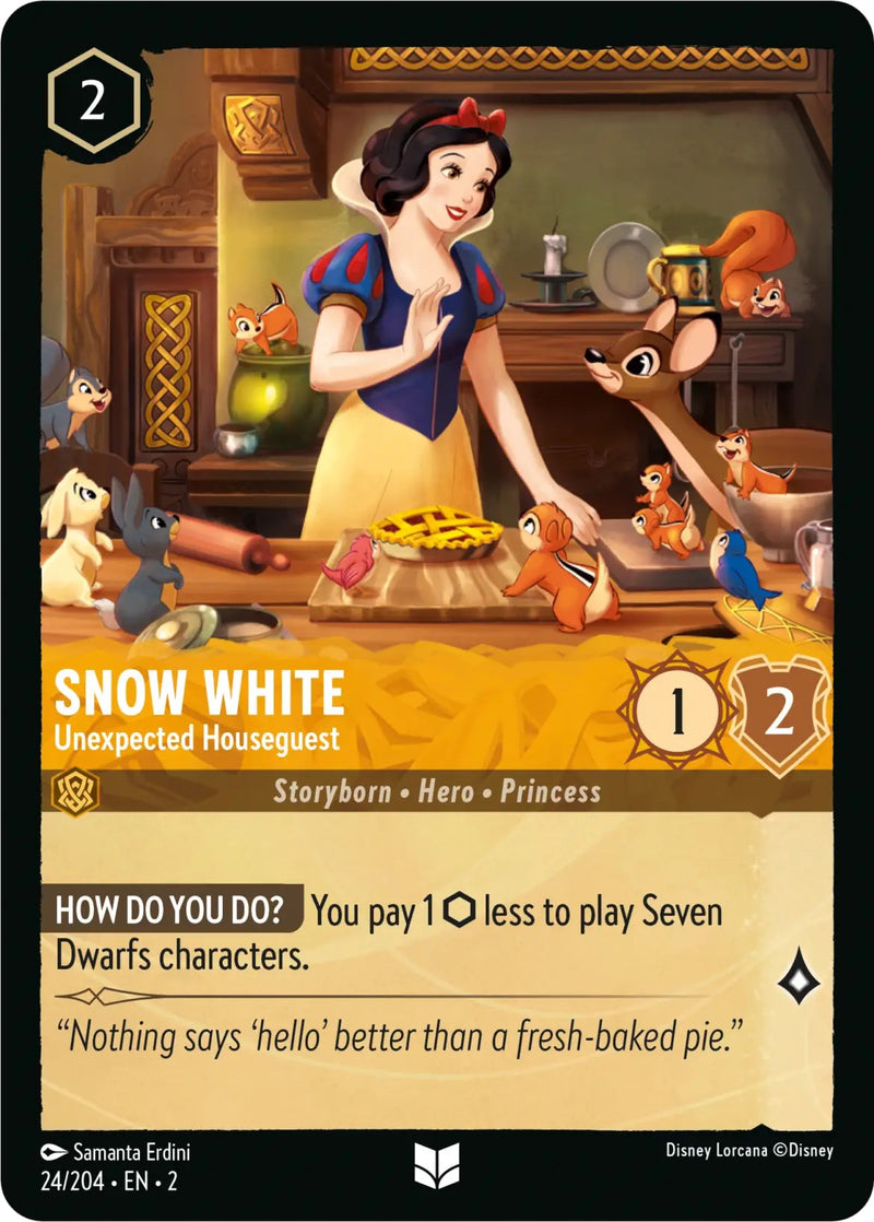 Snow White - Unexpected Houseguest (24/204) - Rise of the Floodborn  [Uncommon]