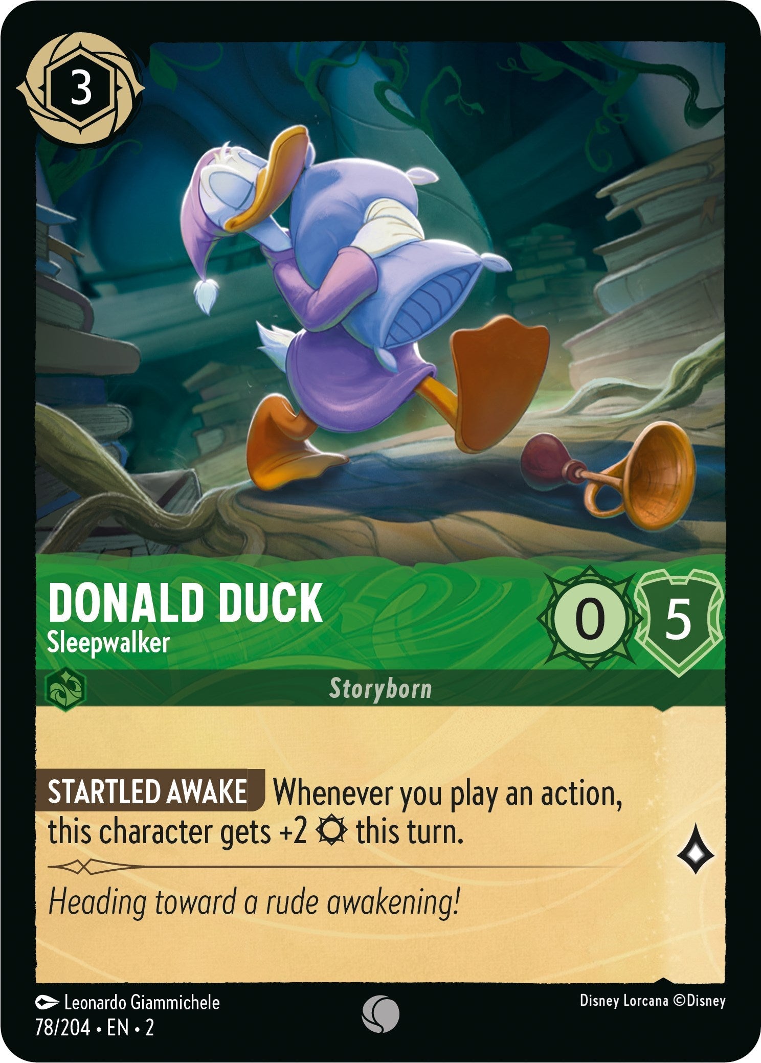 Donald Duck - Sleepwalker (78/204) - Rise of the Floodborn  [Common]