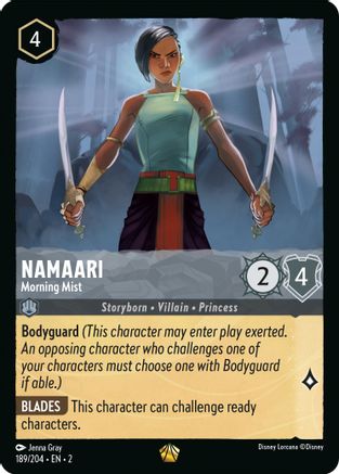 Namaari - Morning Mist (189/204) - Rise of the Floodborn Cold Foil [Legendary]