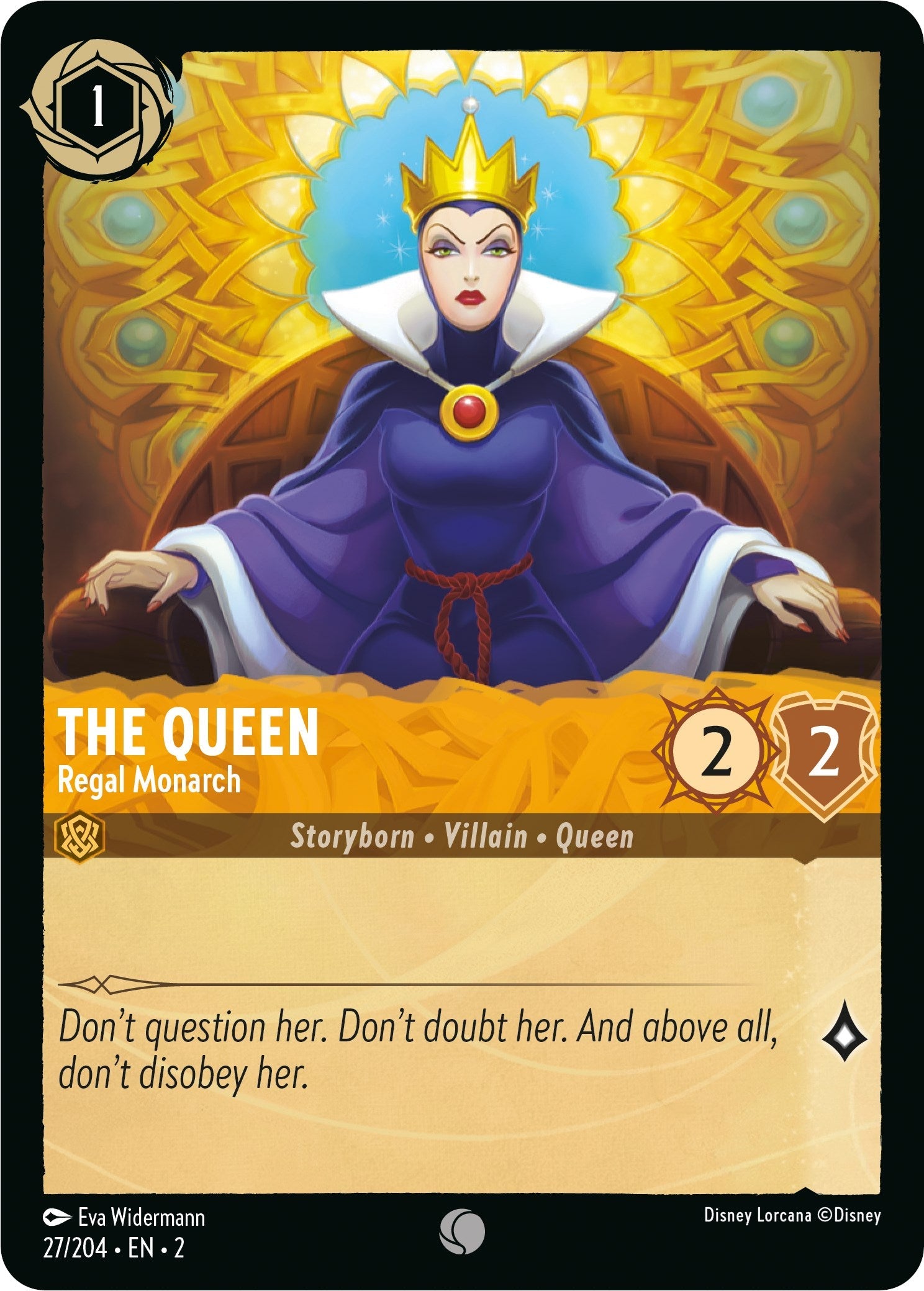 The Queen - Regal Monarch (27/204) - Rise of the Floodborn  [Common]