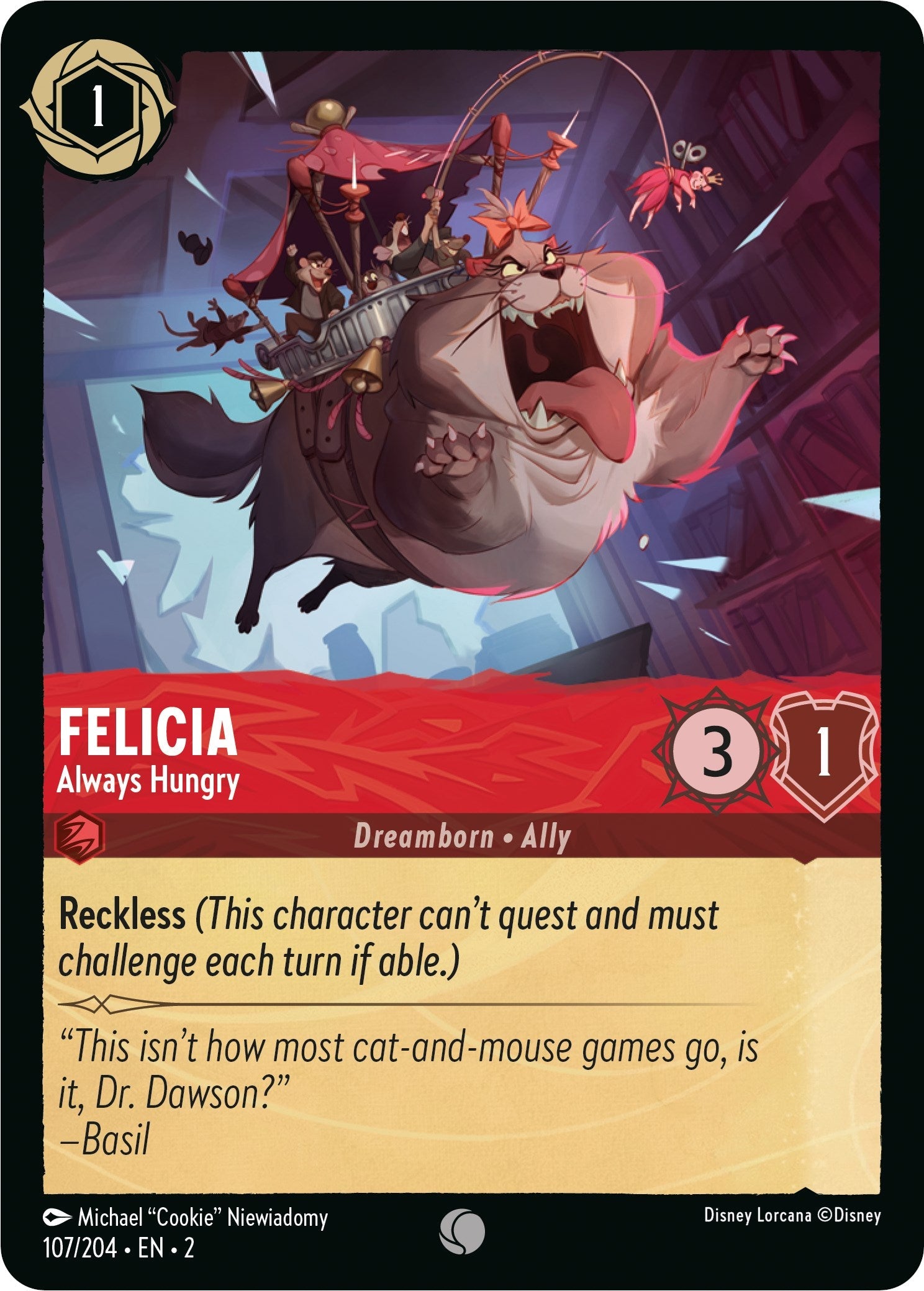 Felicia - Always Hungry (107/204) - Rise of the Floodborn  [Common]