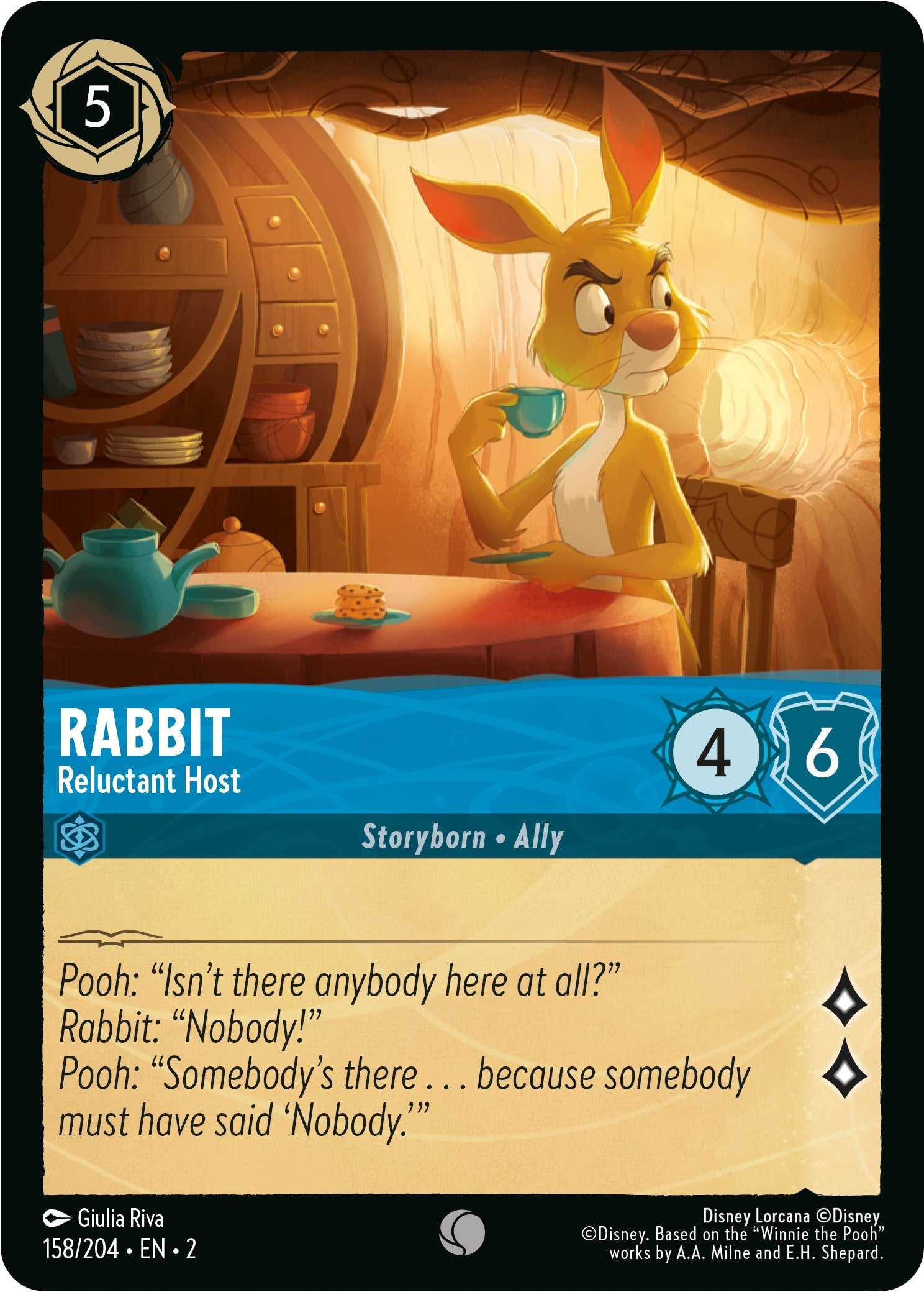 Rabbit - Reluctant Host (158/204) - Rise of the Floodborn  [Common]